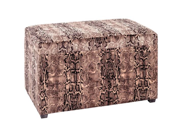 Truhenbank, Mehrfarbig, Kunststoff, Animalprint, 65x42x40 cm, Kleinmöbel, Truhen, Truhenbänke