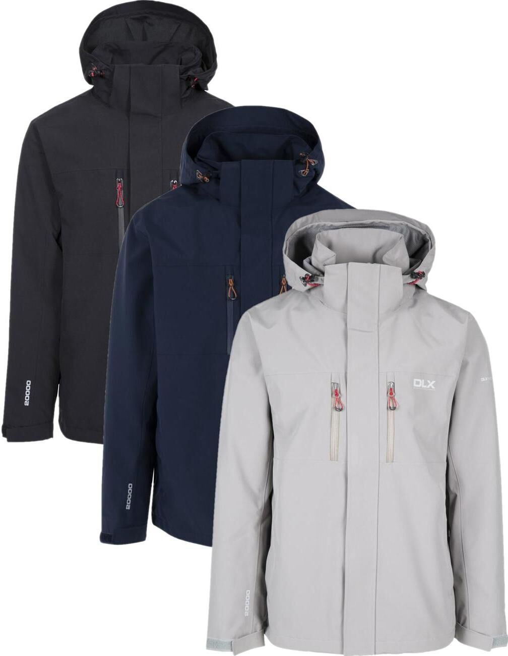 Trespass Oswalt - Male Dlx Jkt  Black S