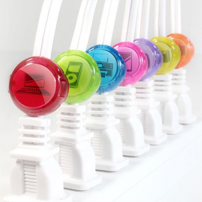 DOTZ Cord Identifiers-colori Pastello