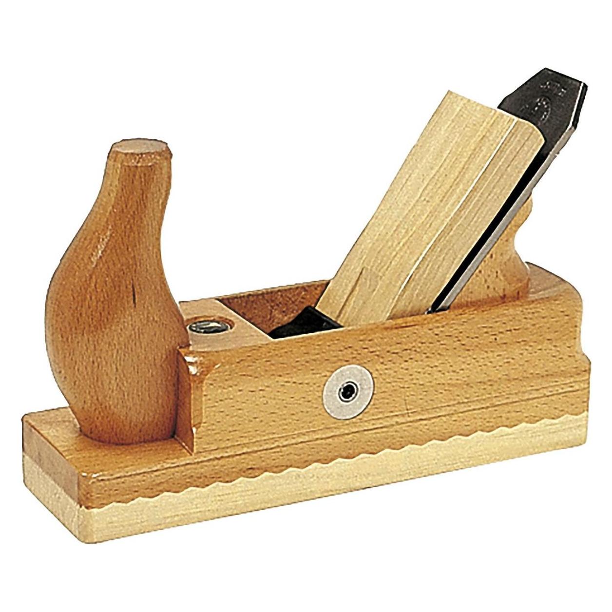 Ulmia Holzhobel / Putzhobel mit Weißbuchensohle/Doppeleisen, Putzen von Vollholz (Putzhobel) (HW 3-48)