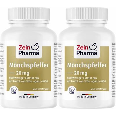 ZeinPharma Mönchspfeffer 20 mg Doppelpack 2x180 St Kapseln