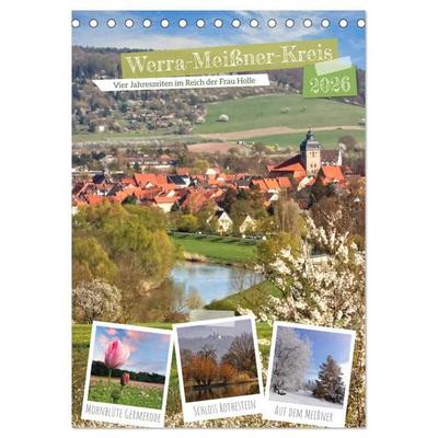 Werra-Meißner-Kreis (Tischkalender 2026 DIN A5 hoch), CALVENDO Monatskalender