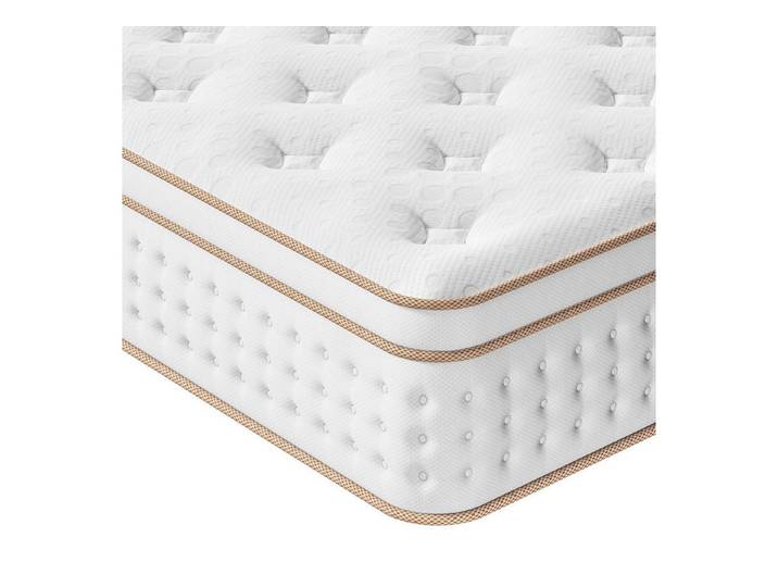 Taschenfederkernmatratze 7-Zonen, Atmungsaktive Matratze, 26cm hoch, 30cm hoch, Vesgantti, H3, hohe Punktelastizität, Orthopädisch, Mittelfest
