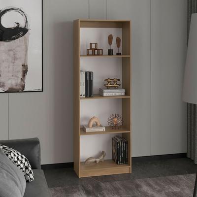 Kodotan sofa 4 Shelves, Modern Display Unit For Books And Decor For Living Rooms,Office Or Bedroom,Natural Oak