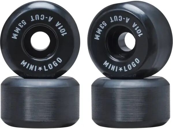 Skateboard Rollen Mini Logo A-Cut 101A 4 Stk. (53mm - Schwarz)