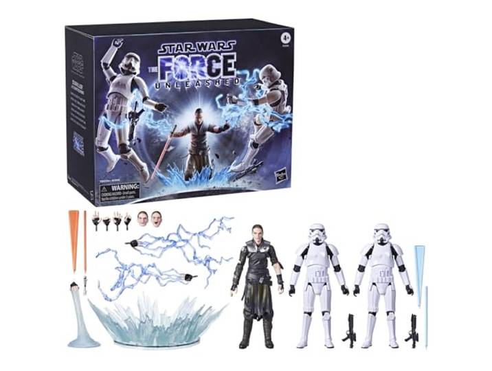 Hasbro Figur Starkiller & Stormtroopers Pack Fig. 15 cm Star Wars the Force Unleashed The Black Series