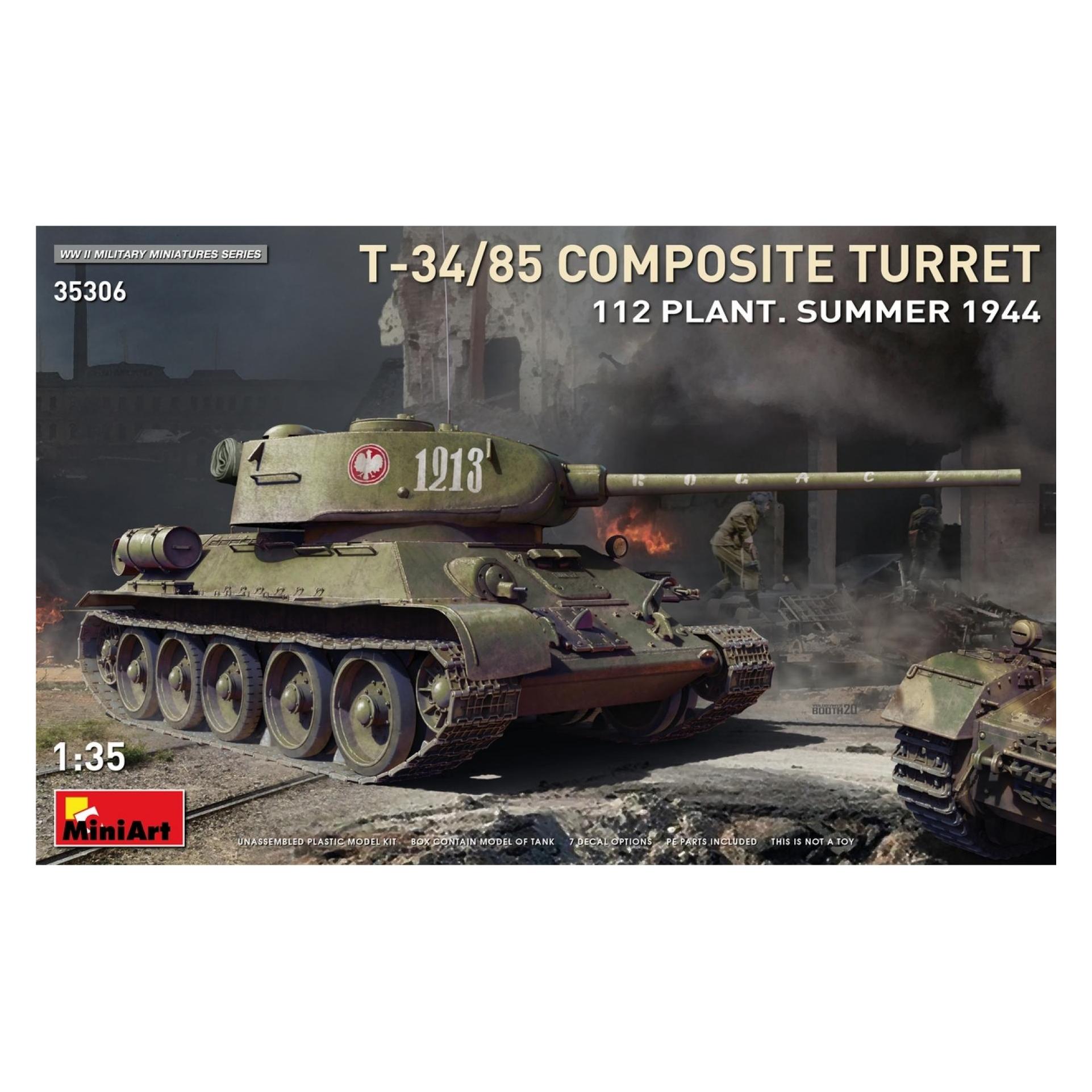 Mini art T-34-85 Composite Turret. 112 Plant. Summer 1944 (35306)