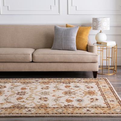 Livabliss Handmade Nick Bordered Wool Area Rug