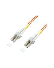 EFB Elektronik EFB-Elektronik Patch-Kabel LC Multi-Mode M bis M 0.5 m Glasfaser 50/125 Mikrometer OM4 halogenfrei violett (O0319.0,5)