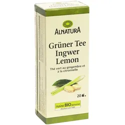 Alnatura Grüner Tee »Ingwer-Lemon« 20 Beutel