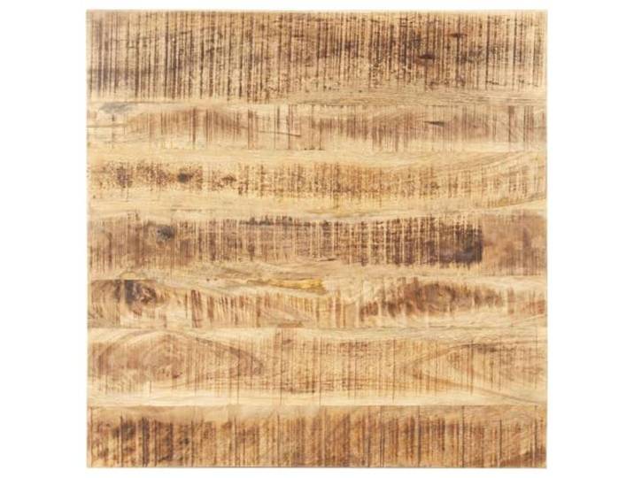 GHVBNMF Tischplatte Massivholz Mangoholz 80x80 cm Quadratisch Robuste Ersatzplatte aus Echtholz für Esstisch im Restaurant oder Küche, pflegeleicht mit zwei Holzstützen.
