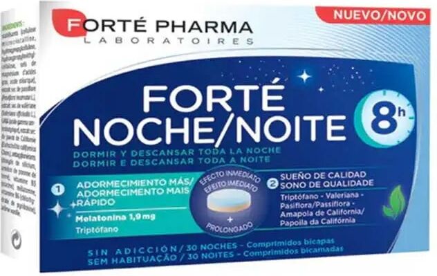 FORTE PHARMA Melatonina 1.9 Mg En Comprimidos Para La Noche 8 Horas