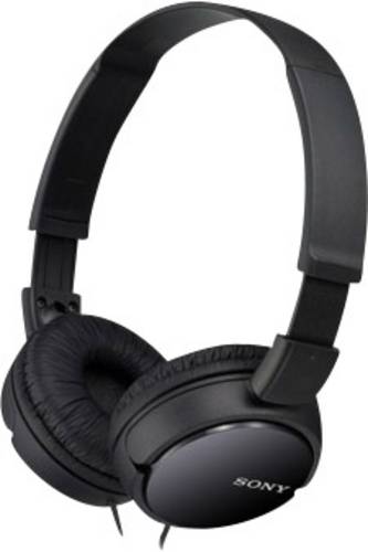 Sony MDR-ZX110 On Ear Kopfhörer kabelgebunden Schwarz