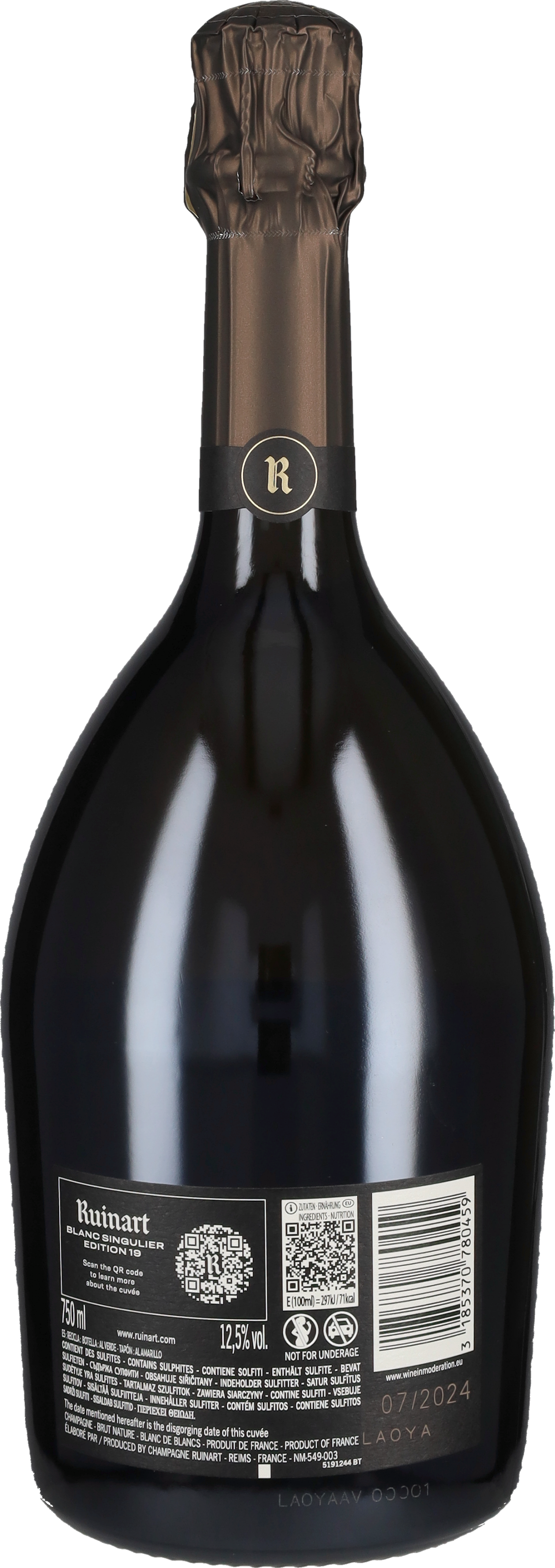 Champagne 'Blanc Singulier Edizione 19' Ruinart