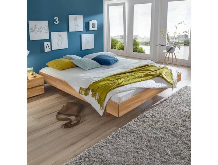 Bett Rimini Buche Massivholz ohne Kopfteil 180x200cm klassischer Stil
