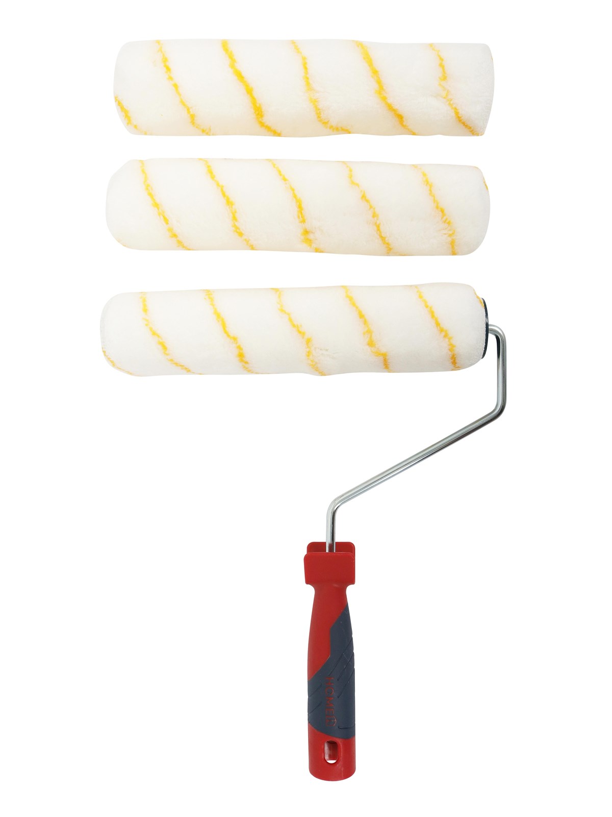 Work>it Paint Roller Set with 2 Extra Rollers 25 cm