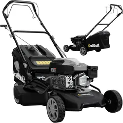 Craftfull Premium Benzin-Rasenmäher CR-139-30, Selbstfahrantrieb, 144cm3 Motor, 4in1-System (Schwarz/Grau)