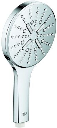 Grohe Rainshower SmartActive 130 Handbrause 26574000 chrom, 3 Strahlarten, mit Durchflussbegrenzer 9,5 l/min