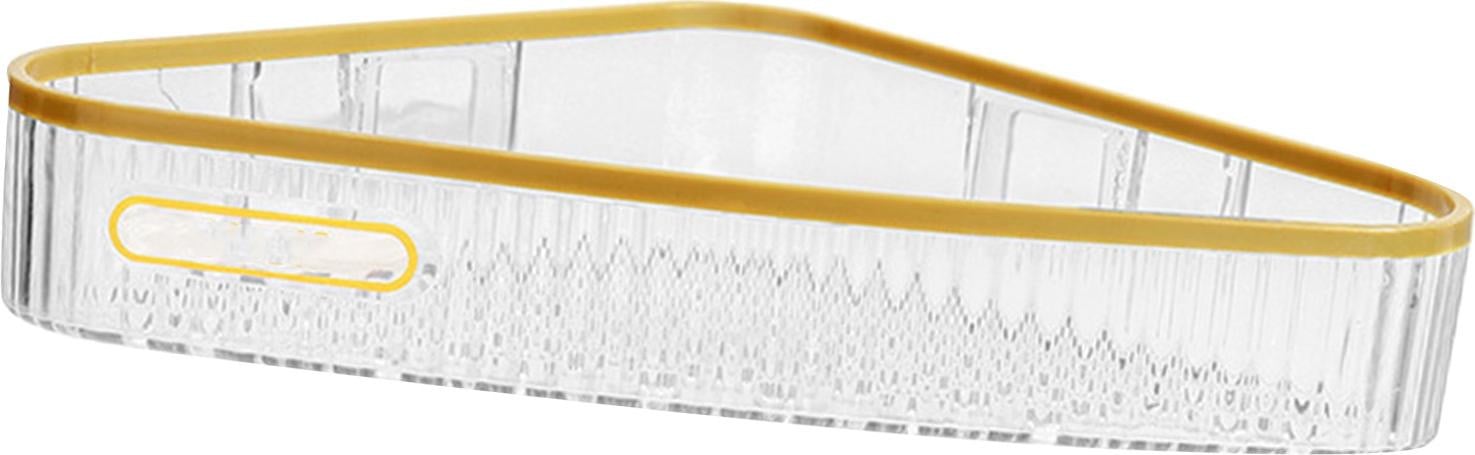 Cocosity Wandmontage opbergrek voor de badkamer, driehoekig, transparant