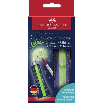Faber-Castell Glitzer Glow in the dark 12 ml 2x BK