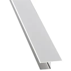 Alu-U-Profil 16mm Befestigungslasche längs silber eloxiert 6000 mm lang