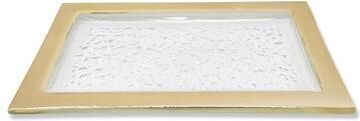 Vivience Gold Border Hammered Tray