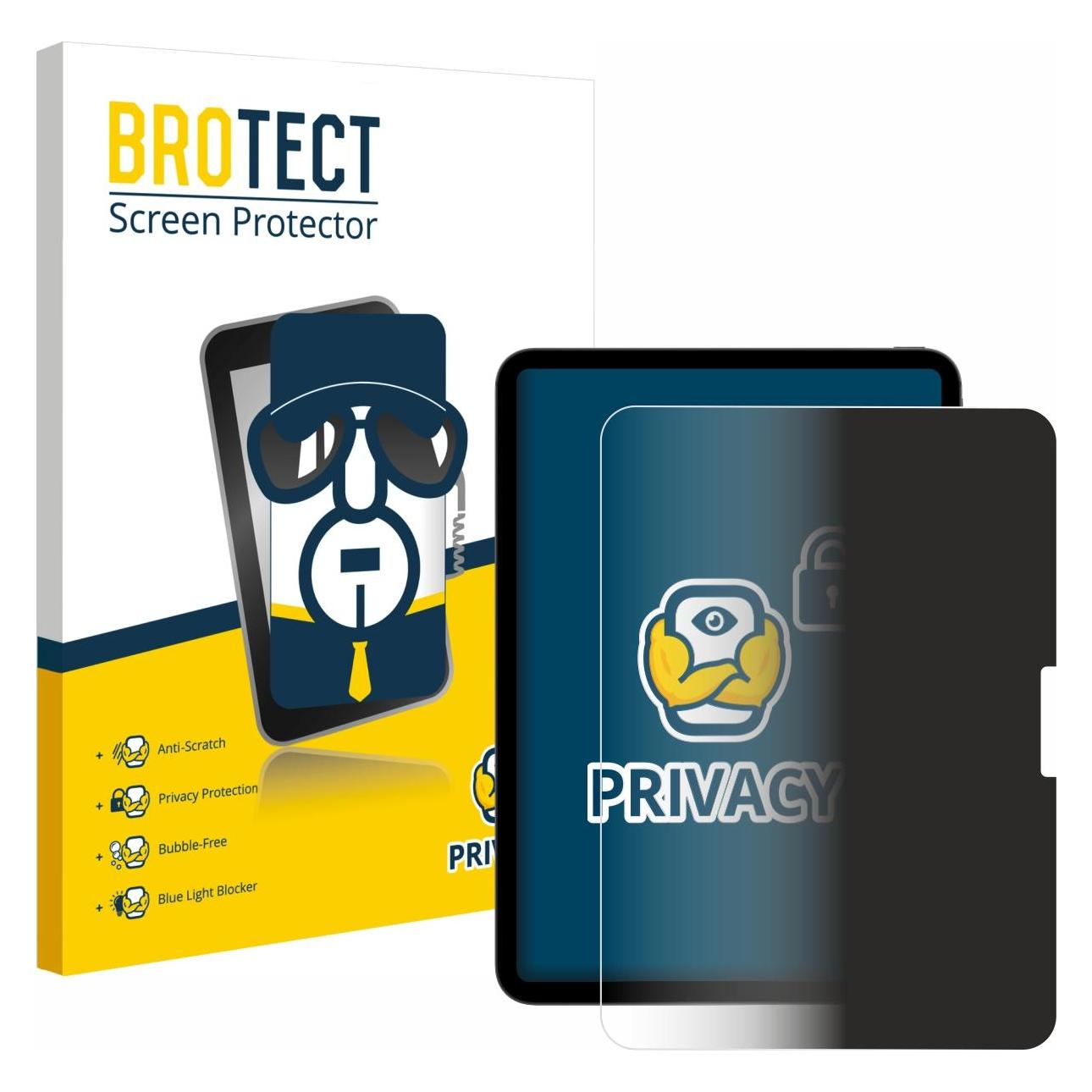 Brotect Sichtschutzfolie für Apple iPad Pro 11" 2025 Anti-Spy Privacy Folie Blaulicht-Schutz (1 Stk., Apple iPad Pro 11 2025) (6060882)