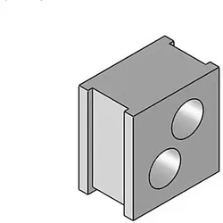 icotek Verschraubung QT 2/7 grau