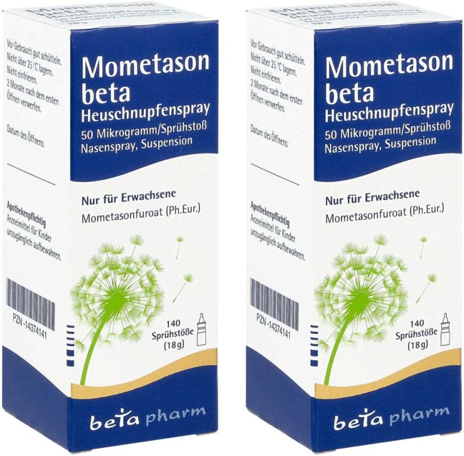 Mometason beta Heuschnupfenspray 50[my]g/sp.140 Sp