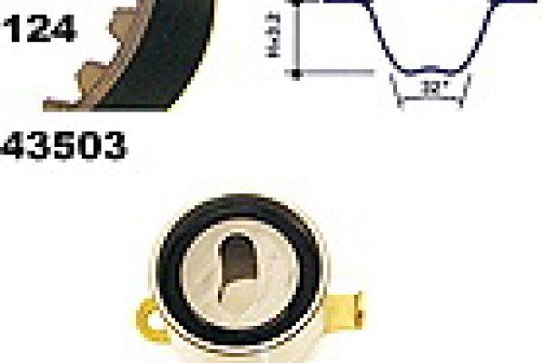 Mapco Zahnriemensatz 23503 Für Chrysler Honda Rover