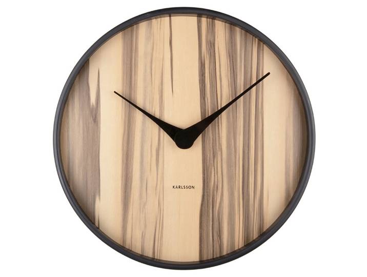 Wandklok Wood Melange licht Ø 40 cm