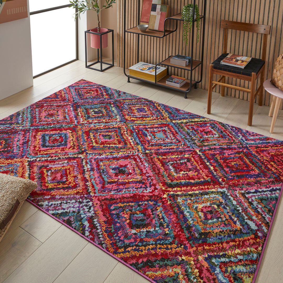 Concept Looms Argyle Area Rug Multi Rectangle 240 x 330cm