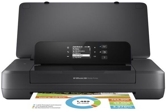 HP Officejet 200 Mobil A4 Blækprinter
