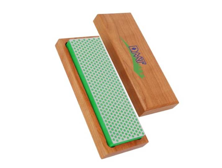 DMT W6E 15 cm pierre à aiguiser diamant taille-crayon\, extra fine avec boîte en bois dur