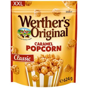Werthers-Original Popcorn Caramel Popcorn, verzehrfertig, süß, mit Karamellüberzug, 624 g