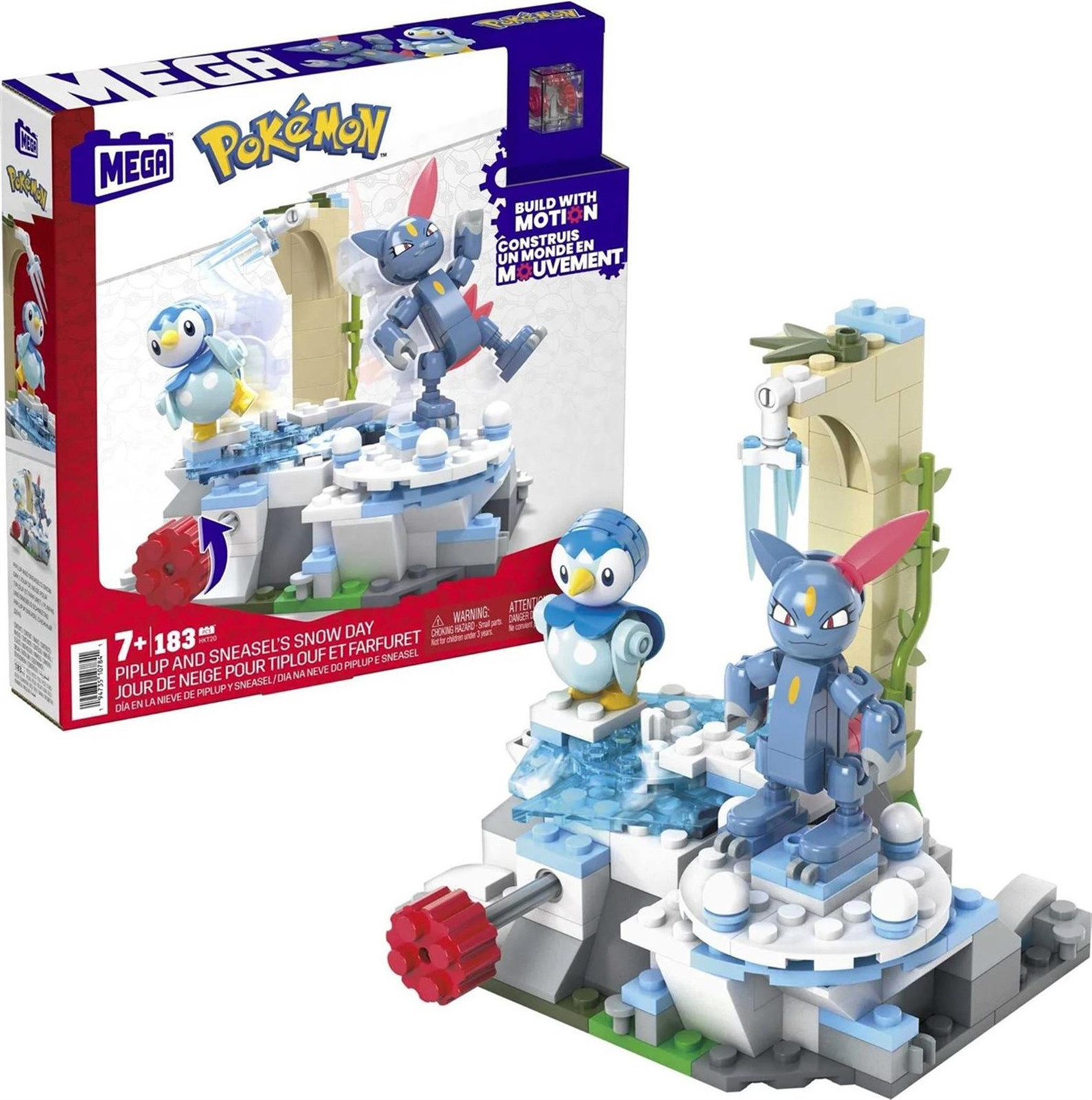 MEGA Pokémon Plinfa & Sniebels Sneeuwlandschap Bouwset