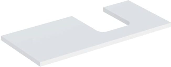 Geberit Plan de lavabo One 105x3x47 cm, avec surface laquée, découpe droite (505314002)