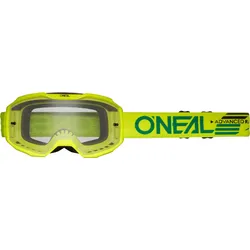 Oneal B-10 Solid Clear Motocross Brille 