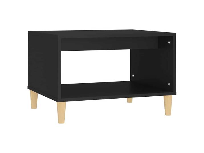 Maison Exclusive - Table Basse Noir 60x50x40 Cm Bois D'Ingénierie