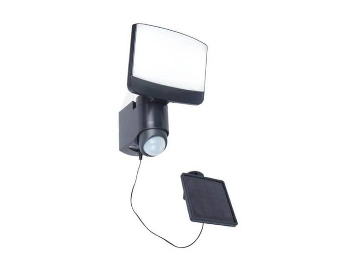 Solar wandlamp Sunshine L antraciet Lutec - 6925601345