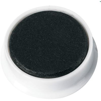 ALCO Kraftmagnet Metall Kunststoff 38mm TG 2500 g weiß VE=10x10 Stück