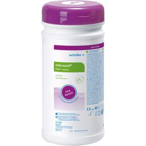 Schülke Desinfektionstücher mikrozid PAA+ wipes, für Flächen, ohne Alkohol, 20x30cm, 50 Tücher