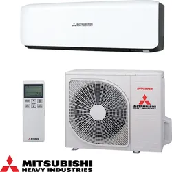 Mitsubishi Heavy Industries SRK25ZS-WB + SRC25ZS-W2 Inverter-Klimaanlage – 9,000 BTU, A+++
