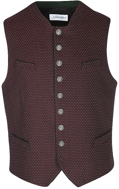 GRASEGGER Trachtengilet XENO 2N dunkelrot   48 48