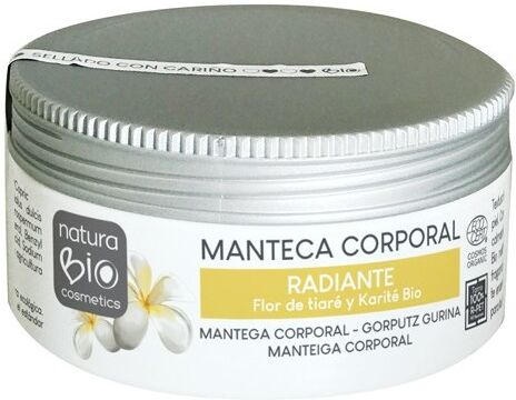 NaturaBIO Cosmetics Tiaré & Shea Radiant Body Butter 200 ml