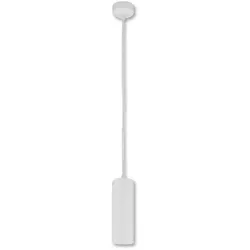 ISOLED Pendelleuchte 130, rund, GU10, exkl. Leuchtmittel, Aluminium, Weiß ISO-114214