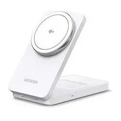 Ugreen 2-in-1 Wireless Charger (20 W), Wireless Charger, Weiss