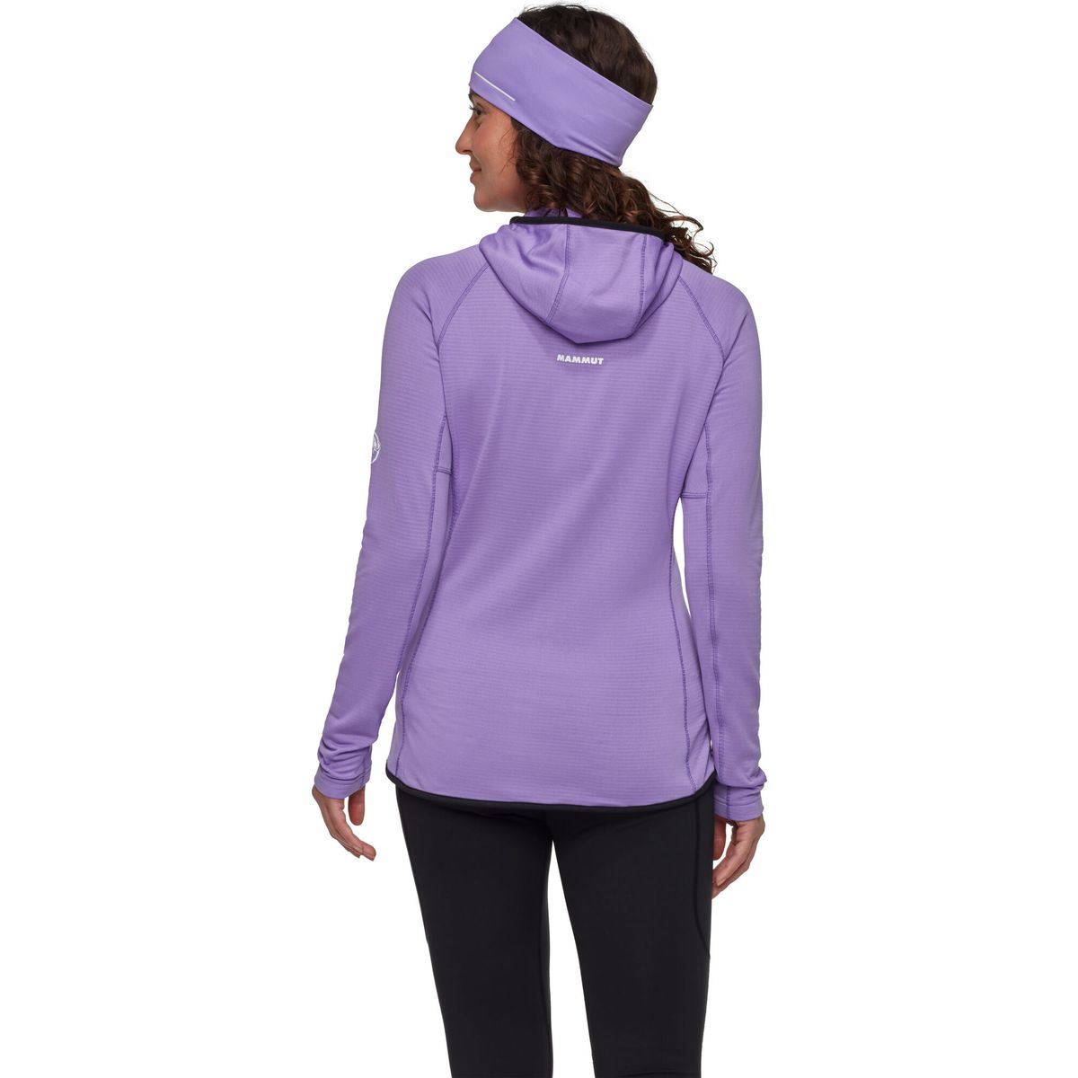 Mammut Aenergy Light ML Hooded Jacket Women lavandin-black (6441) L 1014-05551-6441-115