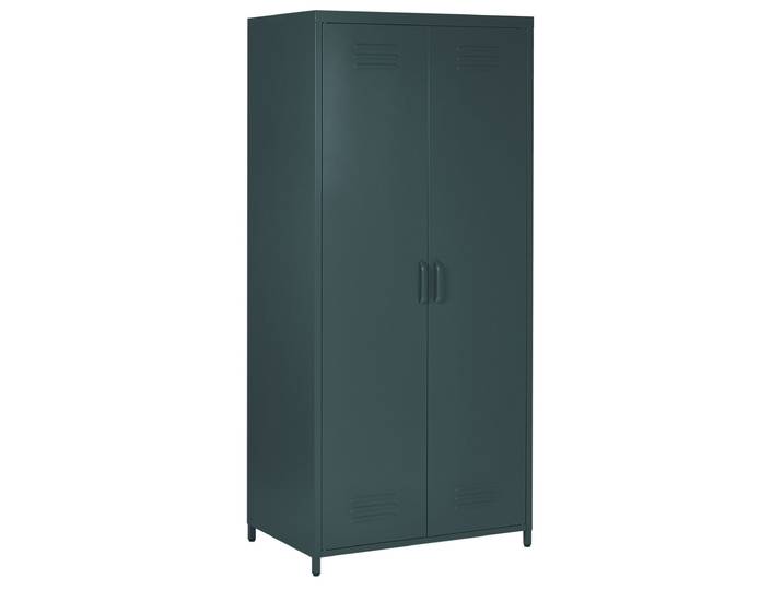 Meuble de rangement métal gris foncé