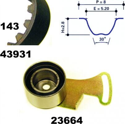 Mapco Zahnriemensatz 23938 Für Austin Rover Land